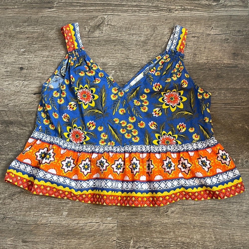 Joie peplum tank